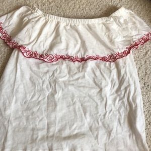 J Crew off the shoulder top